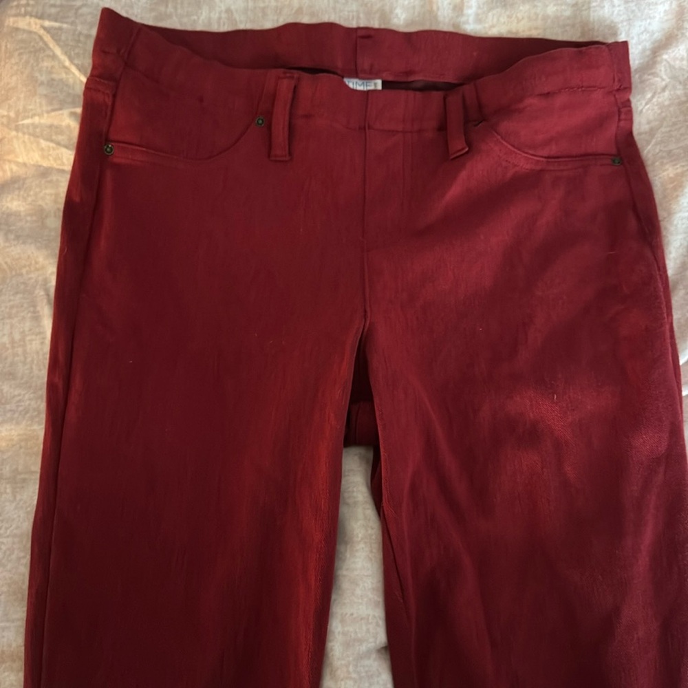Time and Tru Dark Red Jeggings